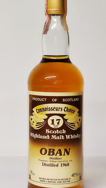 Oban Connoisseurs 17 Years Old 1968, Scotch Highland Malt Whisky  - Asta Wine and Spirit for Christmas - Associazione Nazionale - Case d'Asta italiane