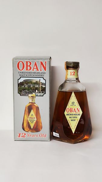 Oban Unblended 12 Years Old,  Highland Malt Scotch Whisky  - Asta Wine and Spirit for Christmas - Associazione Nazionale - Case d'Asta italiane