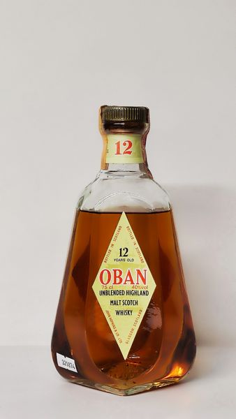 Oban Unblended 12 Years Old,  Highland Malt Scotch Whisky  - Asta Wine and Spirit for Christmas - Associazione Nazionale - Case d'Asta italiane
