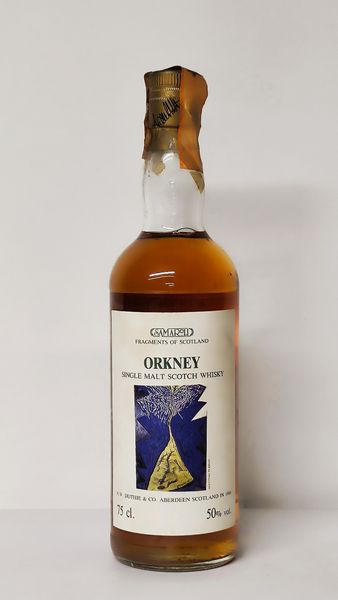 Orkney Samaroli 11 Years Old 1977, Single Malt Scotch Whisky  - Asta Wine and Spirit for Christmas - Associazione Nazionale - Case d'Asta italiane