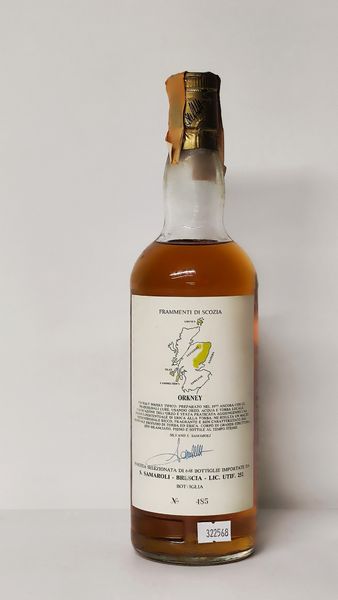 Orkney Samaroli 11 Years Old 1977, Single Malt Scotch Whisky  - Asta Wine and Spirit for Christmas - Associazione Nazionale - Case d'Asta italiane