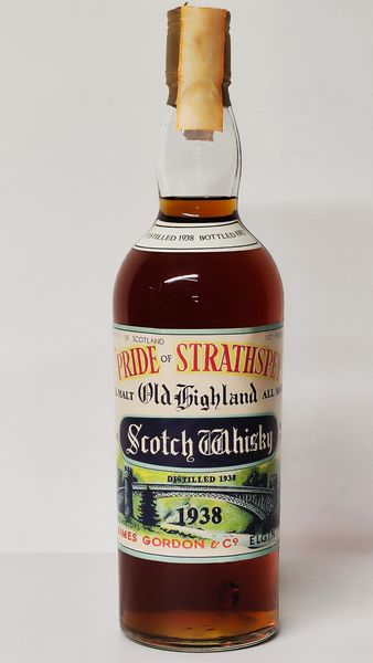 Pride of Strathspey 1938, Old Higland Malt Whisky  - Asta Wine and Spirit for Christmas - Associazione Nazionale - Case d'Asta italiane