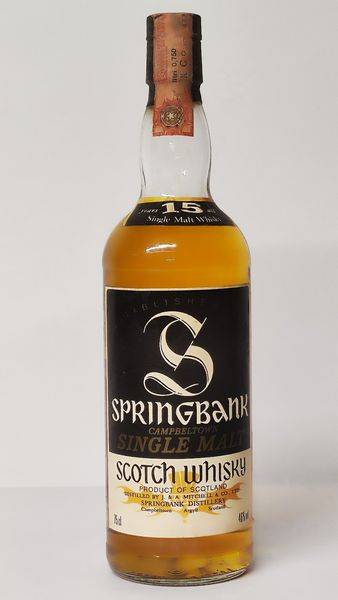 Springbank 15 Years Old, Campbeltown Single Malt Scotch Whisky  - Asta Wine and Spirit for Christmas - Associazione Nazionale - Case d'Asta italiane