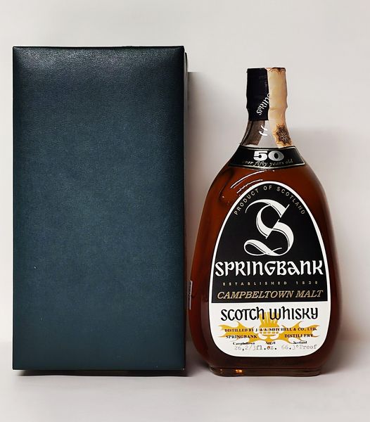 Springbank 50 Years Old 1919, Campbeltown Malt Scotch Whisky  - Asta Wine and Spirit for Christmas - Associazione Nazionale - Case d'Asta italiane
