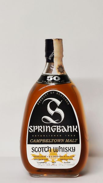 Springbank 50 Years Old 1919, Campbeltown Malt Scotch Whisky  - Asta Wine and Spirit for Christmas - Associazione Nazionale - Case d'Asta italiane