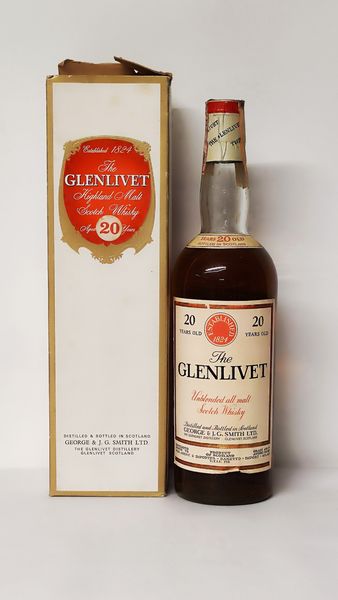 The Glenlivet Baretto 20 Years Old, Unblended All Malt Scotch Whisky  - Asta Wine and Spirit for Christmas - Associazione Nazionale - Case d'Asta italiane
