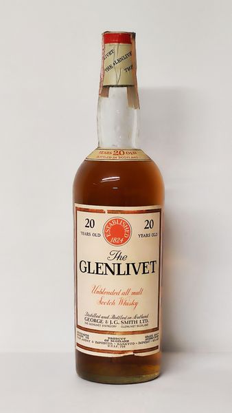 The Glenlivet Baretto 20 Years Old, Unblended All Malt Scotch Whisky  - Asta Wine and Spirit for Christmas - Associazione Nazionale - Case d'Asta italiane