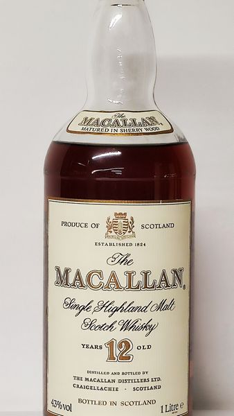 The Macallan 12 Years Old, Single Highland Malt Scotch Whisky  - Asta Wine and Spirit for Christmas - Associazione Nazionale - Case d'Asta italiane