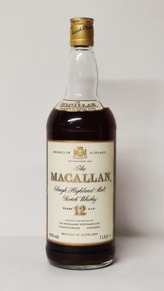 The Macallan 12 Years Old, Single Highland Malt Scotch Whisky  - Asta Wine and Spirit for Christmas - Associazione Nazionale - Case d'Asta italiane
