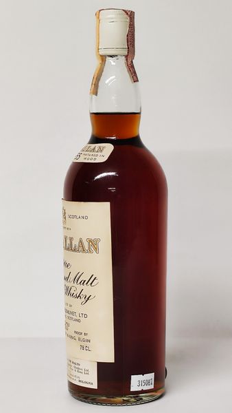 The Macallan 15 Years Old 1955, Pure Highland Malt Scotch Whisky  - Asta Wine and Spirit for Christmas - Associazione Nazionale - Case d'Asta italiane