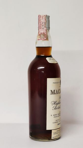 The Macallan 1956, Pure Highland Malt Scotch Whisky  - Asta Wine and Spirit for Christmas - Associazione Nazionale - Case d'Asta italiane