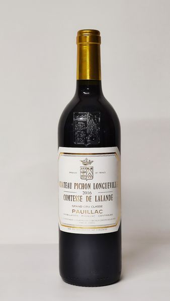 Chateau Pichon Longueville, Pauillac 2016  - Asta Wine and Spirit for Christmas - Associazione Nazionale - Case d'Asta italiane