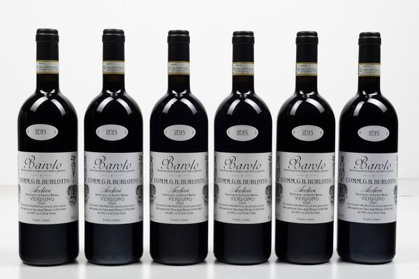 Comm. G.B. Burlotto, Barolo Acclivi 2015  - Asta Wine and Spirit for Christmas - Associazione Nazionale - Case d'Asta italiane