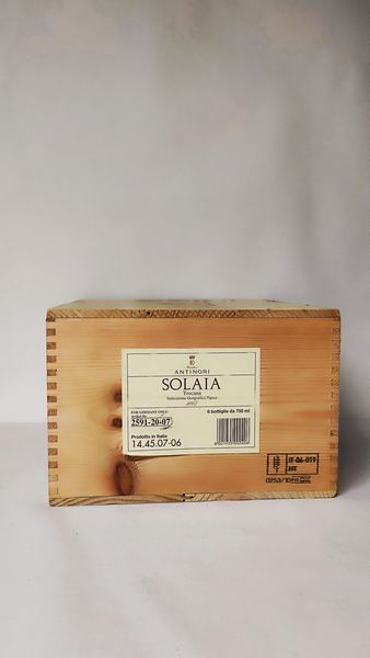 Antinori, Solaia 2007  - Asta Wine and Spirit for Christmas - Associazione Nazionale - Case d'Asta italiane