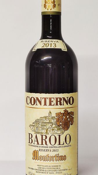 Conterno Monfortino, Barolo Riserva 2013  - Asta Wine and Spirit for Christmas - Associazione Nazionale - Case d'Asta italiane