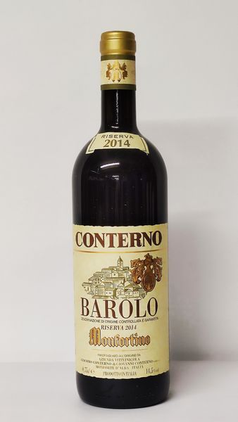 Conterno Monfortino, Barolo Riserva 2014  - Asta Wine and Spirit for Christmas - Associazione Nazionale - Case d'Asta italiane