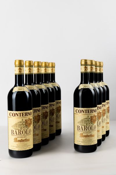 Conterno Monfortino, Barolo Riserva 2015  - Asta Wine and Spirit for Christmas - Associazione Nazionale - Case d'Asta italiane