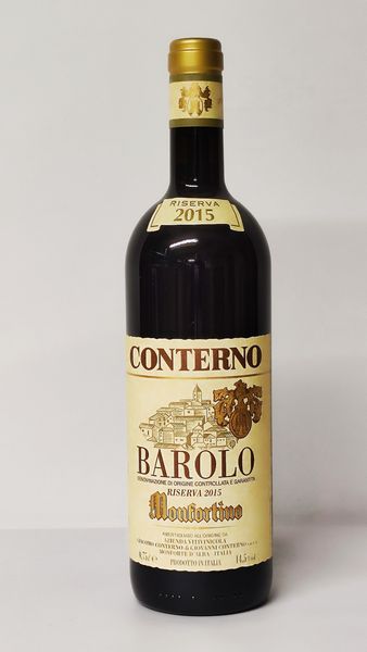 Conterno Monfortino, Barolo Riserva 2015  - Asta Wine and Spirit for Christmas - Associazione Nazionale - Case d'Asta italiane