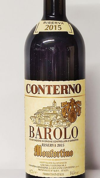 Conterno Monfortino, Barolo Riserva 2015  - Asta Wine and Spirit for Christmas - Associazione Nazionale - Case d'Asta italiane
