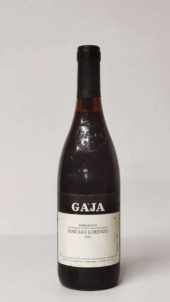 Gaja Sori San Lorenzo, Barbaresco 1983  - Asta Wine and Spirit for Christmas - Associazione Nazionale - Case d'Asta italiane