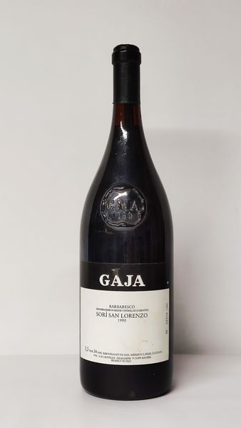 Gaja Sor� San Lorenzo, Barbaresco 1990  - Asta Wine and Spirit for Christmas - Associazione Nazionale - Case d'Asta italiane