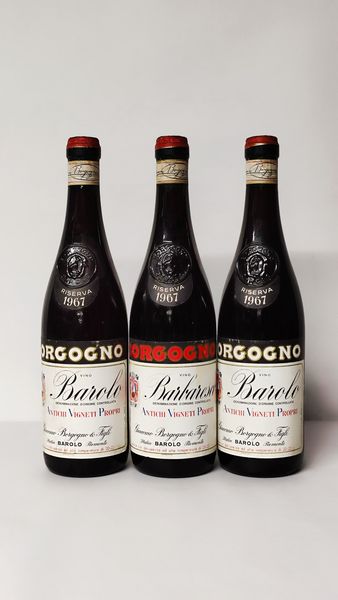 Giacomo Borgogno, Barolo & Barbaresco 1967  - Asta Wine and Spirit for Christmas - Associazione Nazionale - Case d'Asta italiane