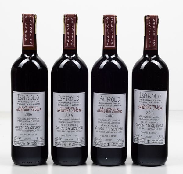 Giovanni Canonica, Barolo Grinzane Cavour 2016  - Asta Wine and Spirit for Christmas - Associazione Nazionale - Case d'Asta italiane