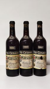 Pio Cesare, Barolo & Barbareco 1962  - Asta Wine and Spirit for Christmas - Associazione Nazionale - Case d'Asta italiane