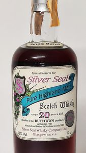 Dufftown Silver Seal 20 Years Old 1981, Pure Highland Malt Scotch Whisky  - Asta Wine and Spirit for Christmas - Associazione Nazionale - Case d'Asta italiane