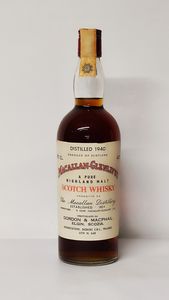 Macallan-Glenlivet 1940, Pure Highland Malt Scotch Whisky  - Asta Wine and Spirit for Christmas - Associazione Nazionale - Case d'Asta italiane
