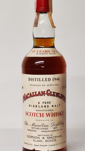 Macallan-Glenlivet 33 Years Old 1946, Pure Highland Malt Scotch Whisky  - Asta Wine and Spirit for Christmas - Associazione Nazionale - Case d'Asta italiane