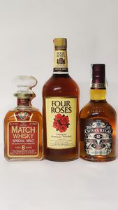 Match, Four Roses, Chivas Regal, Scoth Whisky  - Asta Wine and Spirit for Christmas - Associazione Nazionale - Case d'Asta italiane