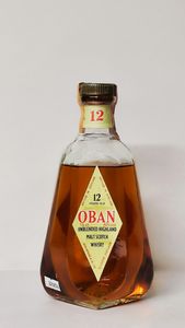 Oban Unblended 12 Years Old,  Highland Malt Scotch Whisky  - Asta Wine and Spirit for Christmas - Associazione Nazionale - Case d'Asta italiane