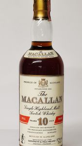 The Macallan 10 Years Old, Single Highland Malt Scotch Whisky  - Asta Wine and Spirit for Christmas - Associazione Nazionale - Case d'Asta italiane