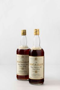 The Macallan 12 Years Old, Single Highland Malt Scotch Whisky  - Asta Wine and Spirit for Christmas - Associazione Nazionale - Case d'Asta italiane