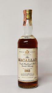 The Macallan 1963, Pure Highland Malt Scotch Whisky  - Asta Wine and Spirit for Christmas - Associazione Nazionale - Case d'Asta italiane