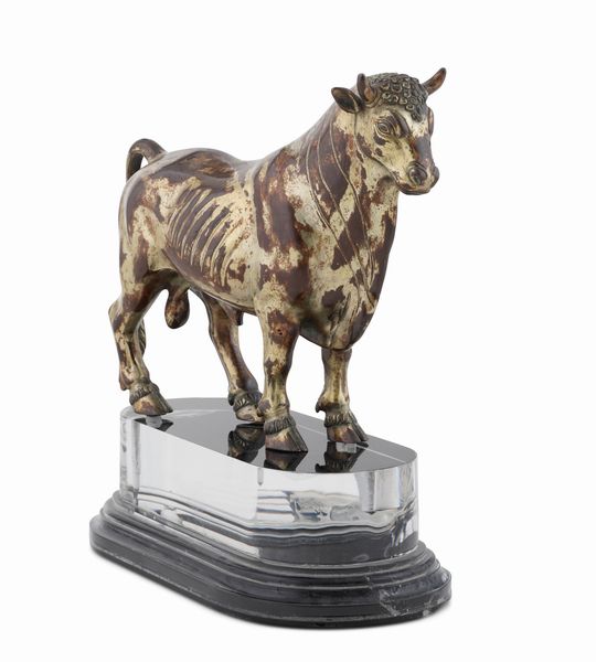 Toro. Fonditore del XVIII-XIX secolo  - Asta Scultura e Oggetti d'Arte - Associazione Nazionale - Case d'Asta italiane