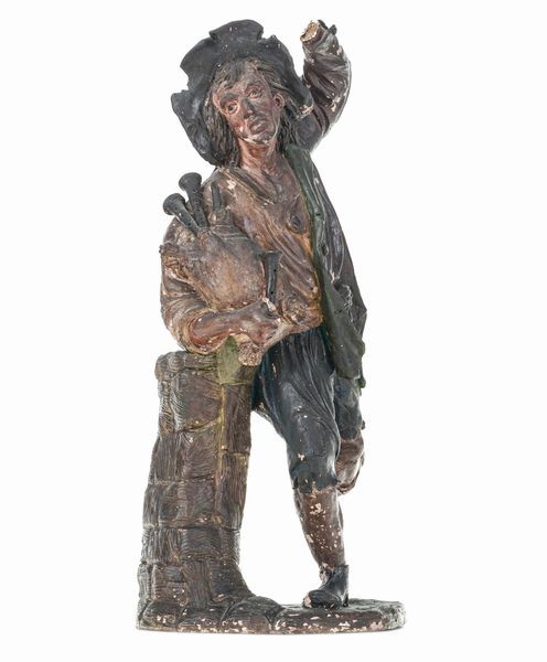 Plasticatore bolognese della prima met del XVIII secolo. Curti (?) Zampognaro  - Asta Scultura e Oggetti d'Arte - Associazione Nazionale - Case d'Asta italiane