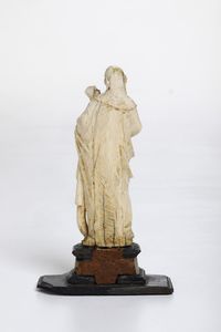 Madonna di Trapani. Maestranze trapanesi del XVII-XVIII secolo (Bottega dei Tipa?)  - Asta Scultura e Oggetti d'Arte - Associazione Nazionale - Case d'Asta italiane