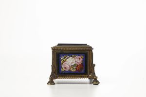 Portagioie. Roma o Firenze, seconda met� del XIX secolo  - Asta Scultura e Oggetti d'Arte - Associazione Nazionale - Case d'Asta italiane