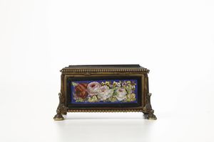 Portagioie. Roma o Firenze, seconda met� del XIX secolo  - Asta Scultura e Oggetti d'Arte - Associazione Nazionale - Case d'Asta italiane