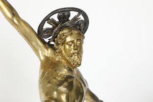 Fonditore italiano del XVII secolo seguace del Giambologna Corpus Christi  - Asta Scultura e Oggetti d'Arte - Associazione Nazionale - Case d'Asta italiane