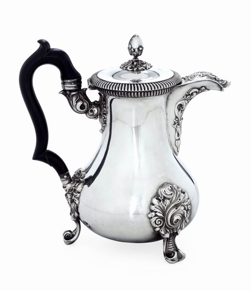 Caffettiera. Torino XIX secolo. Argentiere Carlo Balbino (1798-1824)  - Asta Argenti da Collezione | XX secolo - Associazione Nazionale - Case d'Asta italiane