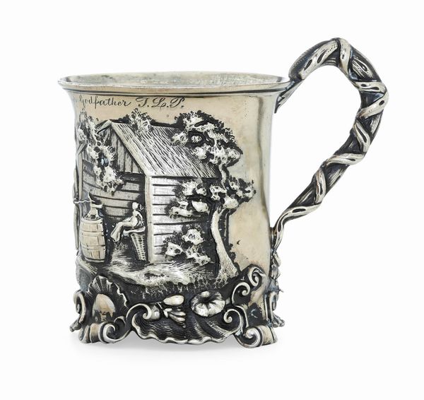 Mug. Londra 1838, argentiere C.Reily & G. Storer  - Asta Argenti da Collezione | XX secolo - Associazione Nazionale - Case d'Asta italiane