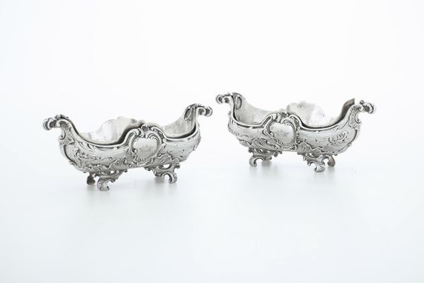 Coppia di centrotavola. Parigi XIX-XX secolo, argentiere Henri Soufflot (1884-1910)  - Asta Argenti da Collezione | XX secolo - Associazione Nazionale - Case d'Asta italiane