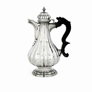 Caffettiera. Venezia seconda met del XVIII secolo  - Asta Argenti da Collezione | XX secolo - Associazione Nazionale - Case d'Asta italiane