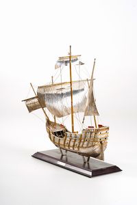 Caravella (Santa Maria). Manifattura europea del XX secolo  - Asta Argenti da Collezione | XX secolo - Associazione Nazionale - Case d'Asta italiane