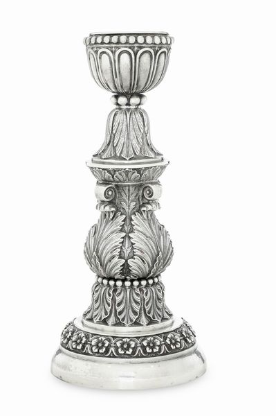 Candeliere. Maison Buccellati, Italia XX secolo  - Asta Argenti da Collezione | XX secolo - Associazione Nazionale - Case d'Asta italiane