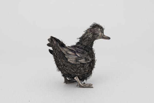 Papera in fili d'argento. Maison Mario Buccellati, Italia XX-XXI secolo  - Asta Argenti da Collezione | XX secolo - Associazione Nazionale - Case d'Asta italiane