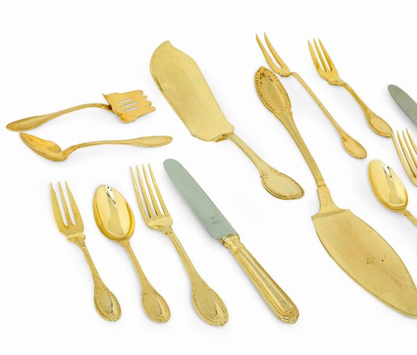 Servizio di posate. Argenteria italiana del XX secolo, argentiere Clementi, Bologna  - Asta Argenti da Collezione | XX secolo - Associazione Nazionale - Case d'Asta italiane